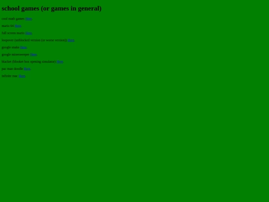 schoolgames screenshot