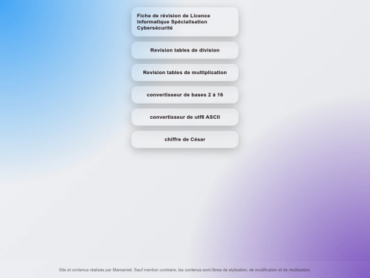 index screenshot