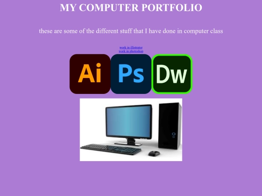 portfolio pg 1 screenshot