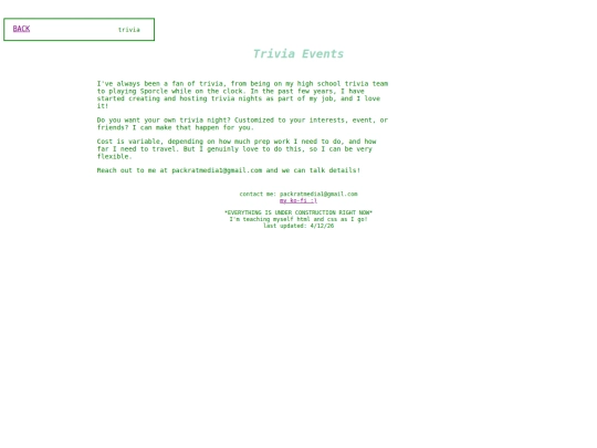trivia screenshot