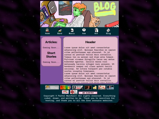 blog screenshot
