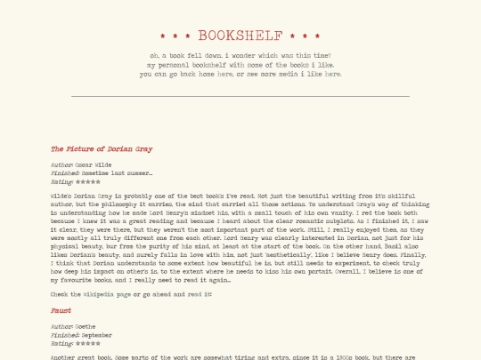 bookshelf screenshot