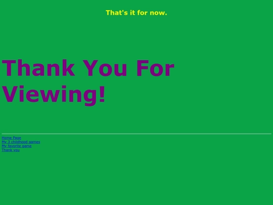 thankyou screenshot