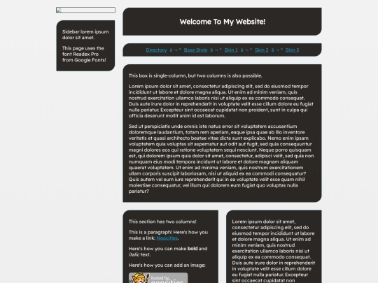 test screenshot
