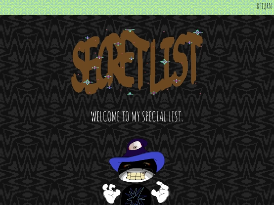 SecretPageList screenshot