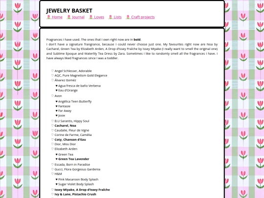 Fragrances screenshot