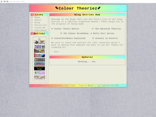 blog screenshot