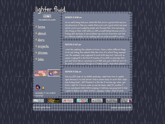 diary screenshot