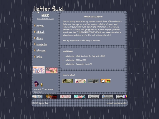 links screenshot