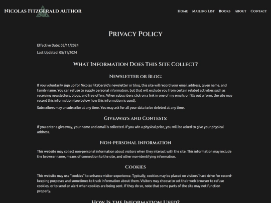 privacy-policy screenshot