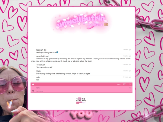 guestbook screenshot