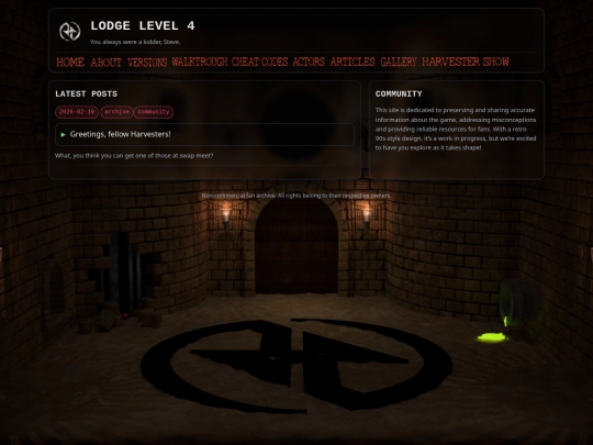 harvestershow screenshot
