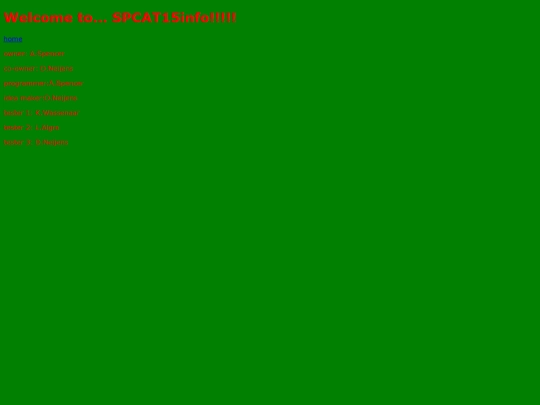 info screenshot