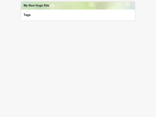 tags screenshot