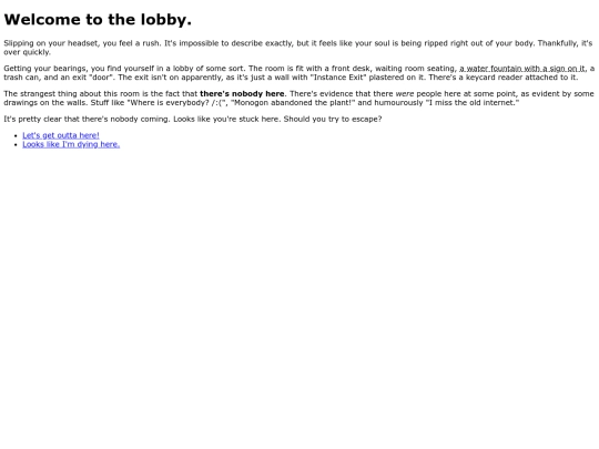 Monogon/Lobby screenshot
