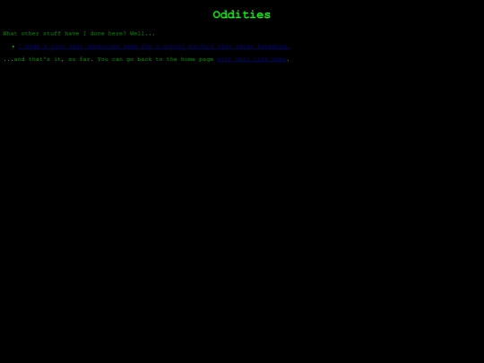 oddities screenshot