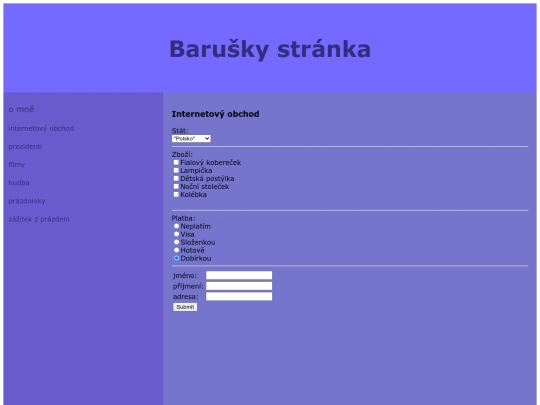 obchodsablona screenshot