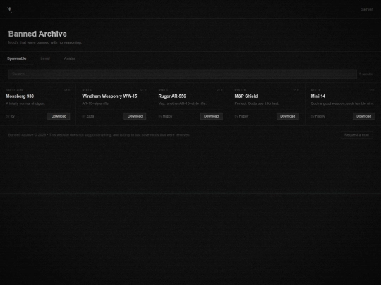 index screenshot