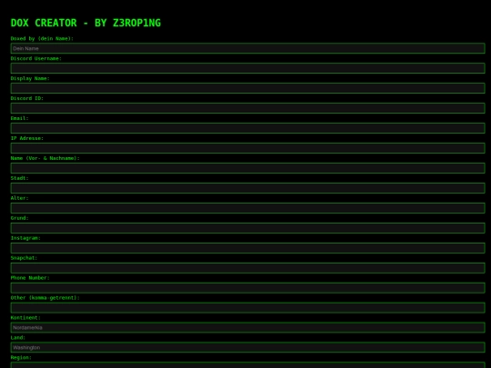 dox screenshot