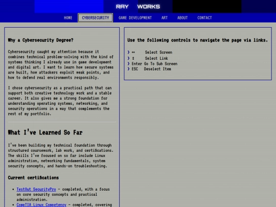pages/cybersecurity screenshot