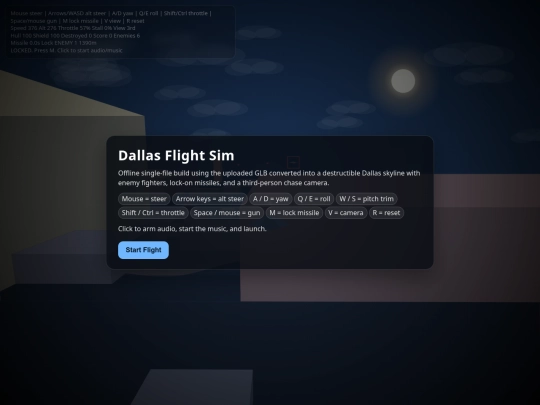 dallas_flight_sim_offline_v4 screenshot