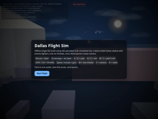 dallas_flight_sim_offline_v5 screenshot