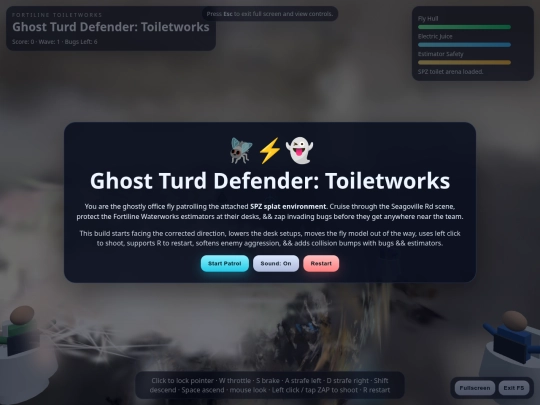 ghost_turd_defender_toiletworks screenshot