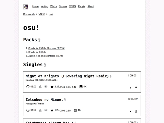 vsrg/osu screenshot