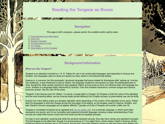 Quenya/runes screenshot