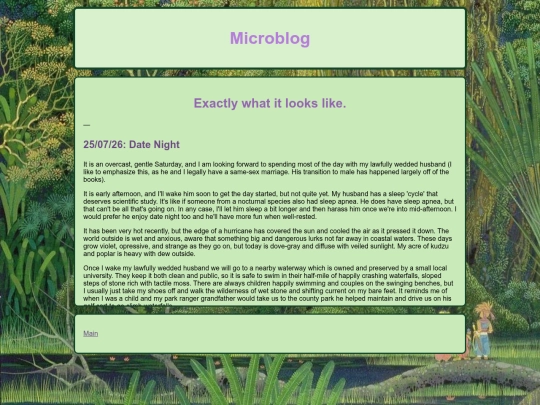 microblog screenshot