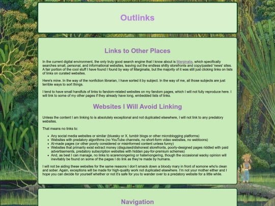 outlinks screenshot
