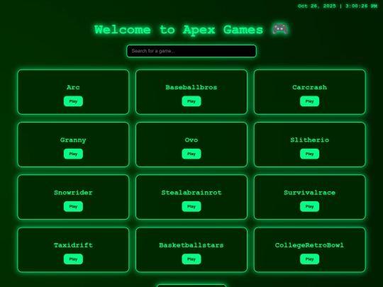 games screenshot