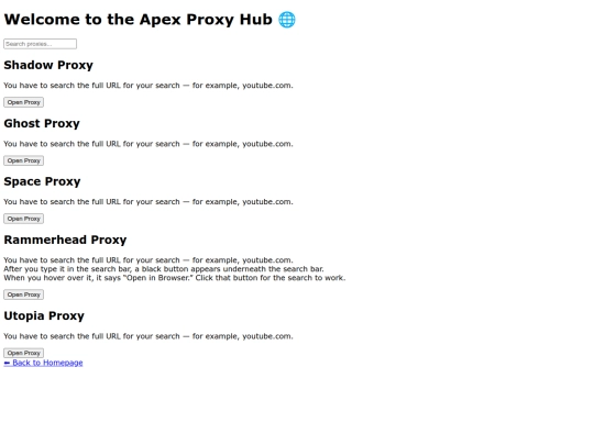 proxies screenshot