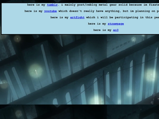 links screenshot