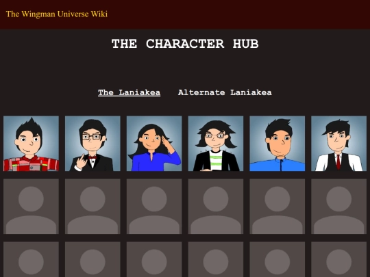 Characters screenshot