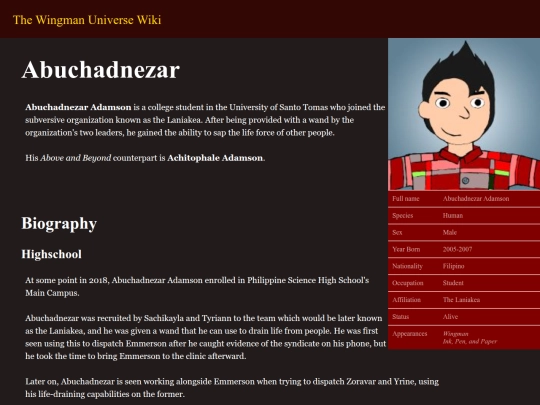 Characters/Abuchadnezar screenshot