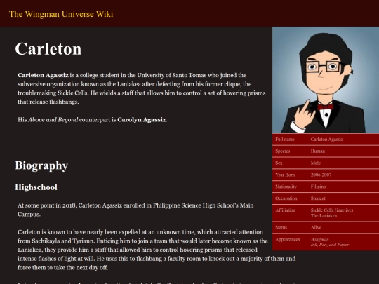 Characters/Carleton screenshot