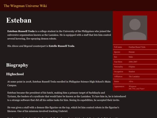 Characters/Esteban screenshot