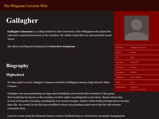 Characters/Gallagher screenshot