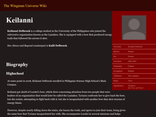 Characters/Keilanni screenshot