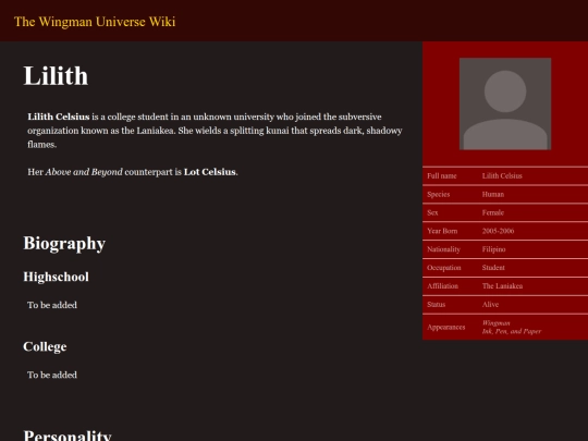 Characters/Lilith screenshot