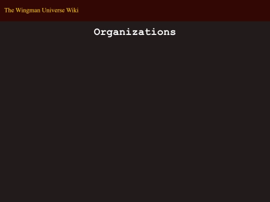 Organizations screenshot