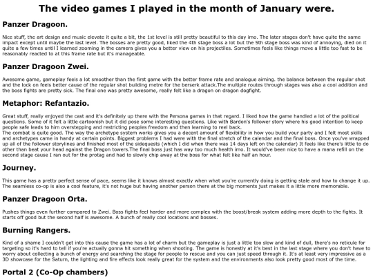 gaminginjanuary screenshot