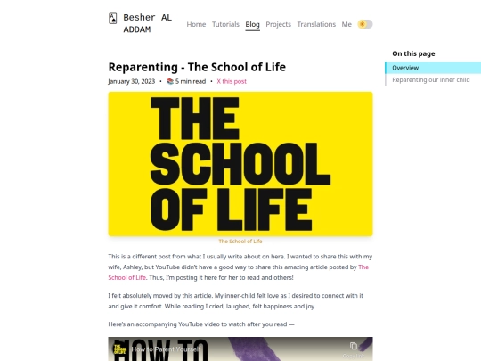 blog/reparenting screenshot