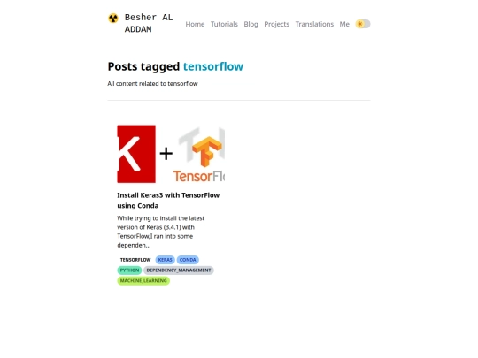 tag/tensorflow screenshot