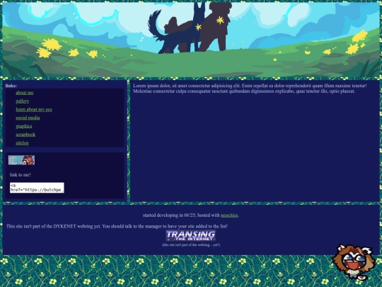 template screenshot