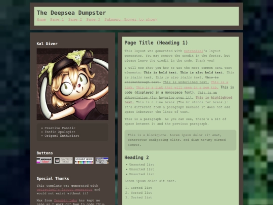 index screenshot