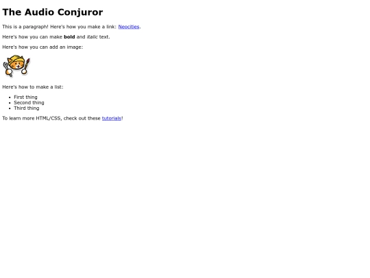 index screenshot