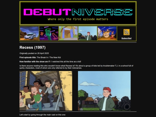Recess screenshot