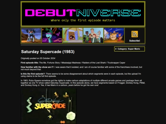 SaturdaySupercade screenshot